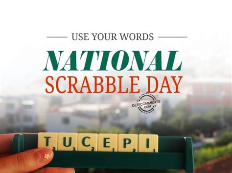 10 National Scrabble Day Images Pictures Photos Desi Comments