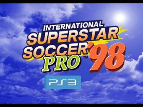 International Superstar Soccer Pro 98 PS1 PS3 PKG VIDEO HD