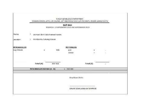 Slip Gaji | PDF
