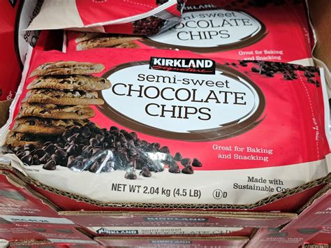 Kirkland Signature Semi-Sweet Chocolate Chips, 4.5 lbs – Box Oregon