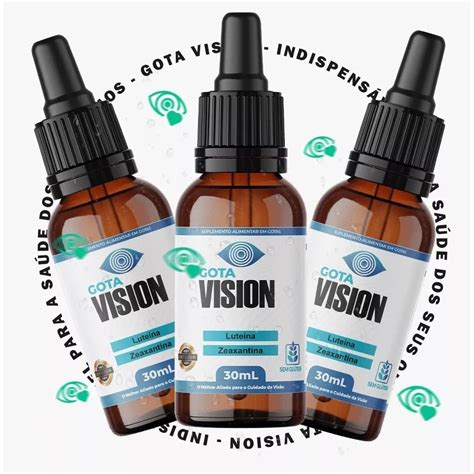 Gota Vision 30ml Original Suplemento Para Os Olhos Shopee Brasil