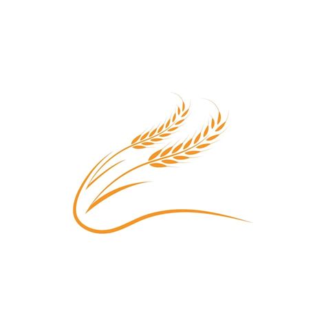 Premium Vector Agriculture Wheat Logo Template Vector Icon Design