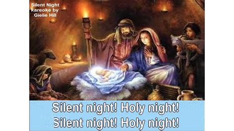 Silent Night Karaoke With Lyrics In English YouTube