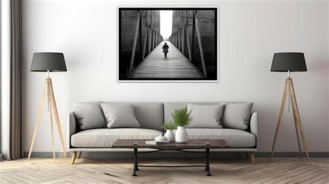 Premium AI Image | A Photo of Minimalist Wall Art with Black and White ...