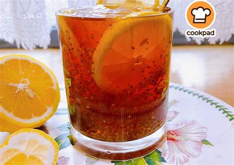 Resipi 👩‍🍳iced Lemon Tea Chia🧊🍋 Oleh Mahadiah Cookpad