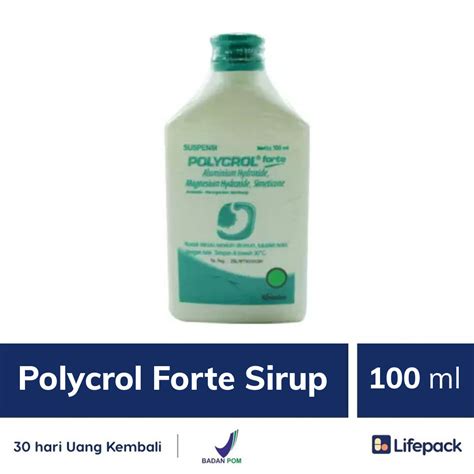 Polycrol Forte Sirup 100 Ml Obat Lambung Lifepack Id