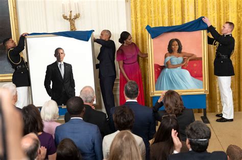 Barack Obama Gushes Over Michelle During Portrait Unveiling