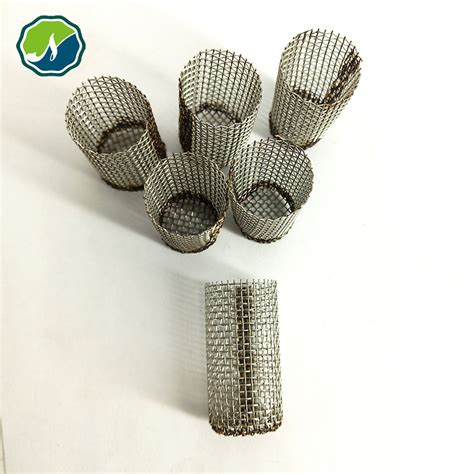 Factory 2 Microns To 300 Um Sintered 304 Stainless Steel Wire Mesh Filter Tube Filter Tube And