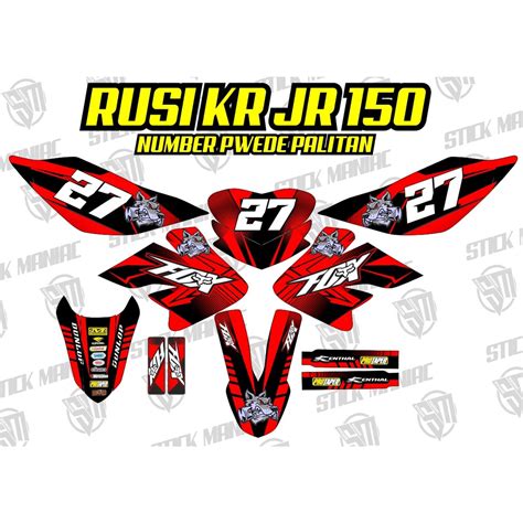 Rusi Kr Jr Full Body Decals Shopee Philippines