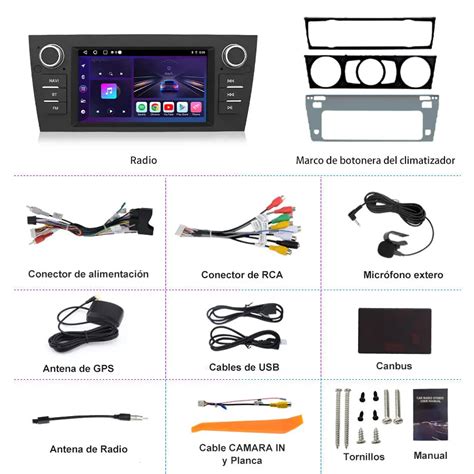 Awesafe Autoradio Android 12 Pour Bmw Série3 E90 E91 E92 E93 [2go 32go Awesafe Shop