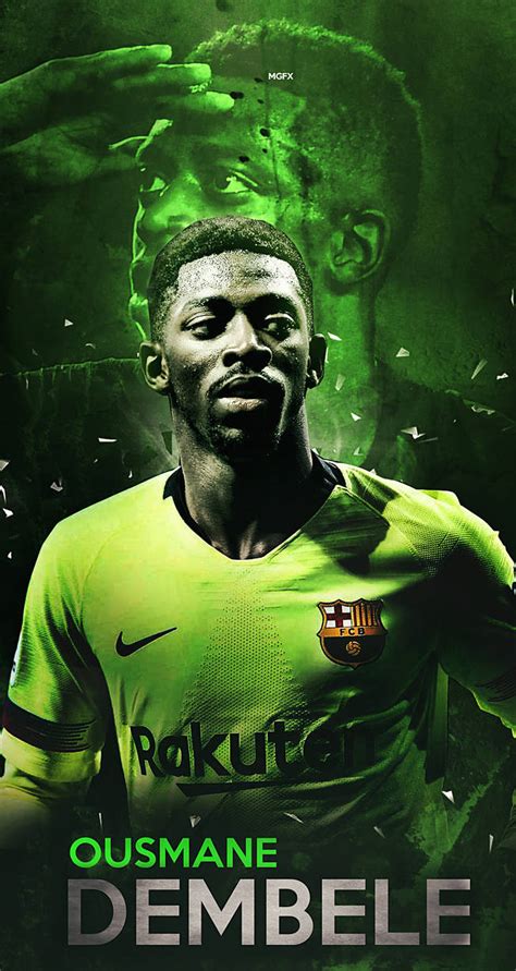 Ousmane Dembele Wallpaper Lockscreen By Mohamedgfx10 On Deviantart