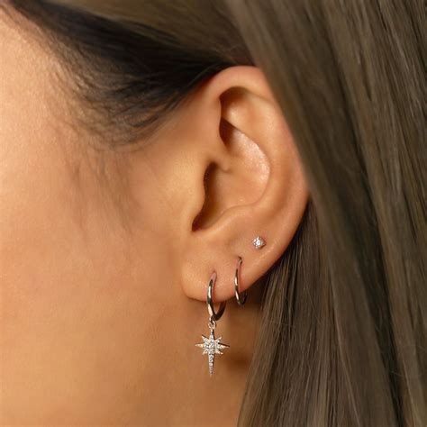 Starburst Huggie Earrings In 2020 Starburst Earrings Earings