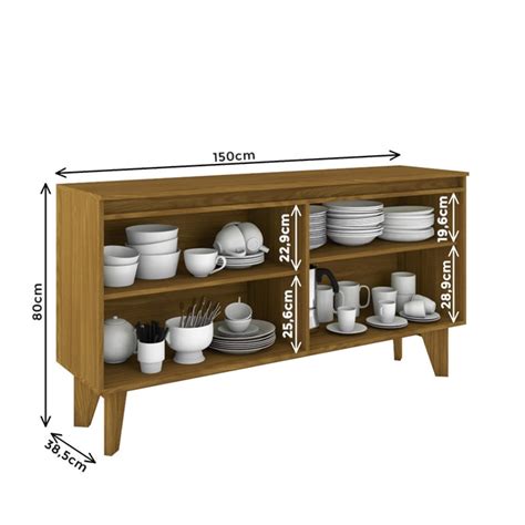 Aparador Buffet Quartzo Henn Portas Cm Schumann