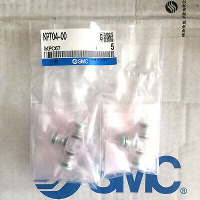 1bag 5PC SMC KPT04 00 Clean One Touch Fitting For Blowing Systems Male