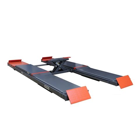 Ton Surface Mounted Alignment Long Scissor Vehicle Lift With Ce On