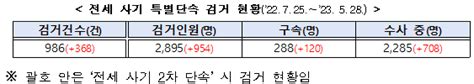 전세사기 특별단속 2895명 검거‧288명 구속피해자 2996명 ＂20~30대 청년층에 피해 집중＂