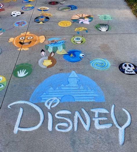 Disney Chalk Art A Virtual Art Tour Through Disney History