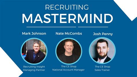 Recruiting Mastermind Episode 6 Maximizing Your Recruiting Pipeline