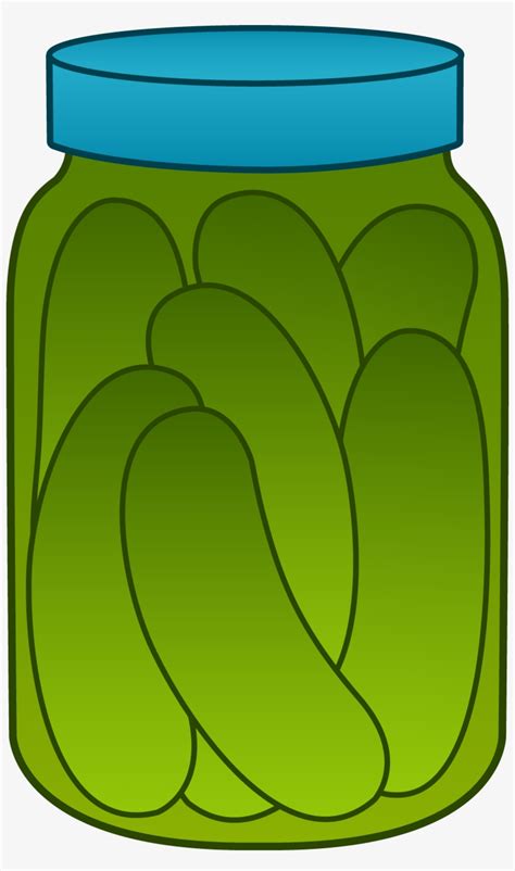 Empty Pickle Jar Clipart