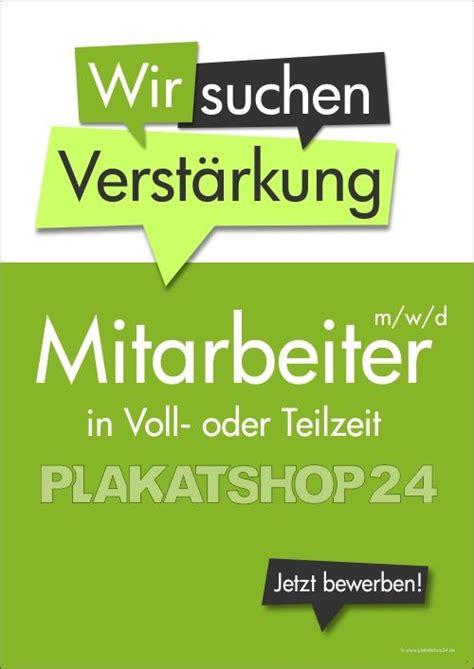 Mitarbeiter Gesucht Vorlage