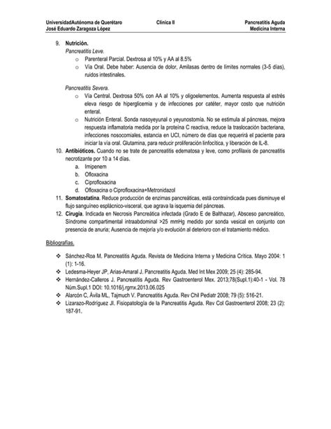 Pancreatitis Aguda Revisión PDF