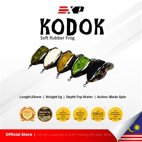 EXP Kodok Soft Frog 25mm 3g EXP Fishing Casting Bait Umpan Katak Tiruan