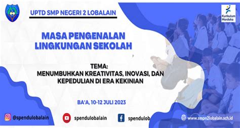 Masa Pengenalan Lingkungan Sekolah Mpls Uptd Smp Negeri