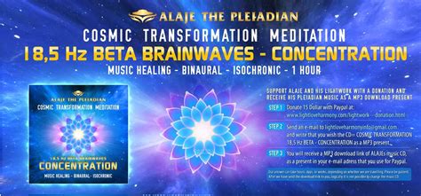 Pleiadian Alaje Cosmic Transformation Hz Beta Concentration