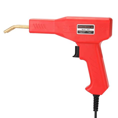 Power W Hot Stapler Plastic Welder Gun Welding Tools Kit With Pcs