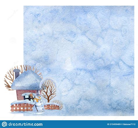 Christmas Watercolor Card Guardian Angel Stock Illustration ...