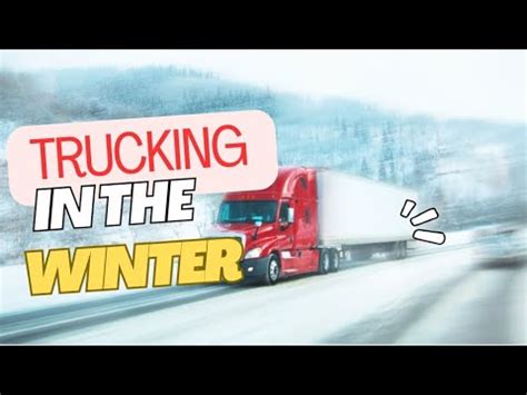 What Every Truck Driver Should Know About Driving In The Winter YouTube