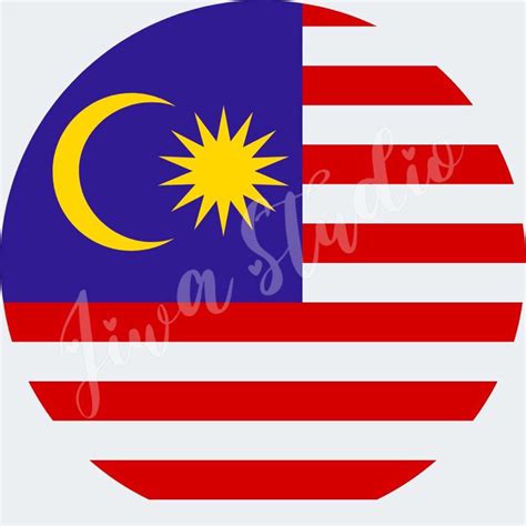 1pc Sticker Bendera Malaysia Malaysia Madani Shopee Malaysia