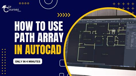 How To Use Path Array In AutoCAD Only In 4 Minutes YouTube