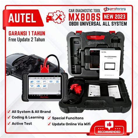 Jual AUTEL MaxiCheck MX808S New 2023 Scanner Mobil Universal OBD2 Scan