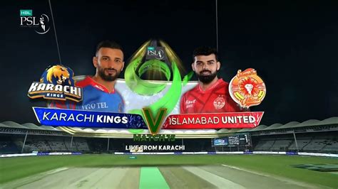 Psl Live Match Islamabad United Vs Karachi King Live Match Psl Live