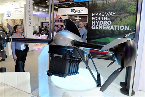 Idex 2023 Heven Drones Unveils Its H2d55 Hydrogen Powered Uas Edr