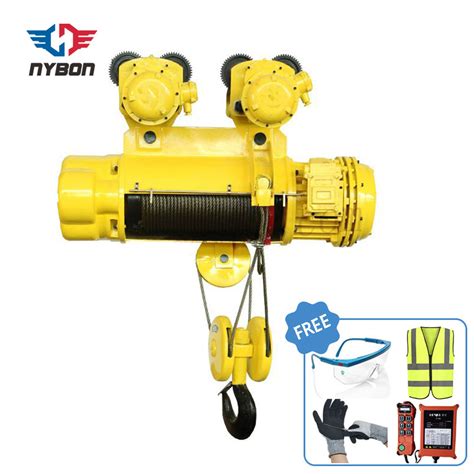 A Light Duty Wire Rope Electric Hoist For Single Girder Eot Crane