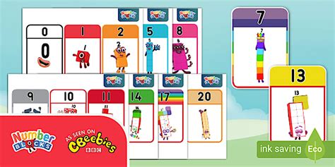 Free 👉 Numberblocks Cards To 20 Twinkl Partnerships