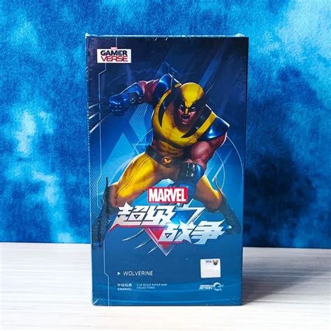 Action Figure Wolverine Marvel Super Wars MOBA GameVerse Marvel Escala