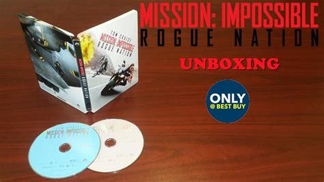 Unboxing Mission Impossible Rogue Nation Steelbook Best Buy Exclusive