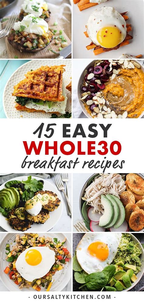 15 Easy Fast Make Ahead Whole30 Breakfast Recipes Whole 30