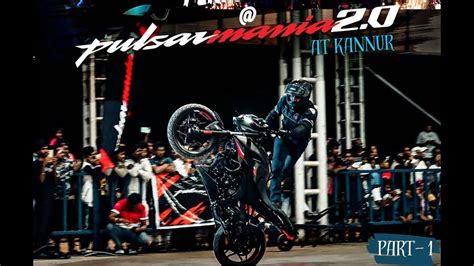 Pulsar Mania At Kannur Part Bandit Bikers Stunt Show Dude