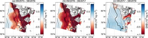 The Annual Surface Mass Balance Of The N Glacier And Negis Region