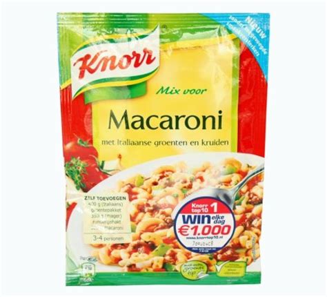 Knorr Mix Voor Macaroni Italiaans 51 Gram It S All Dutch To Me