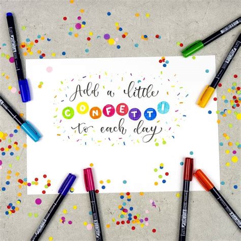 Lettering Mit Den Fudenosuke Brush Pens Lettering Handlettering