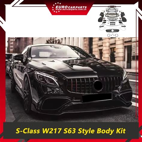 S Class W S Style Body Kit Plastic Material C Year Car