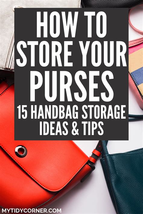 Handbag Storage Ideas Keep Your Purses Organized