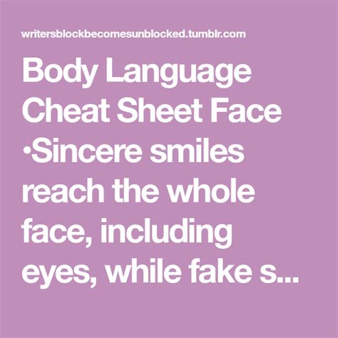 Body Language Cheat Sheet Body Language Cheating Body