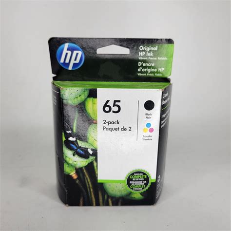 Used Genuine Hp Pack Black Tri Color Ink Cartridge For Hp