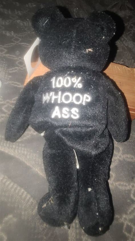 Vintage Wwf Wwe Attitude Bear Stone Cold Steve Austin Plush Beanie